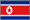 small North Korea flag