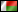 small Madagascar flag