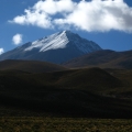 Snowy mountains in Bolivia