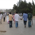 it is beautiful to see people walk holding hands in Africa it is beautiful to see people walk holding hands in Africa
