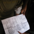 Itay ented an apartment. this is the contract. life is simple in Africa Itay ented an apartment. this is the contract. life is simple in Africa