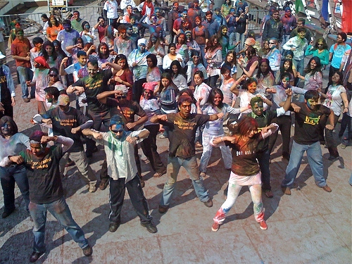 The Bollywood dance is one of India's cultural imports known the world over. Here, people from New York City are trying their hands on it.