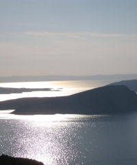 One of the many islands on the coastal way to Rijeka